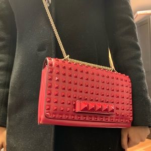 Valentino red purse lightly used good as new